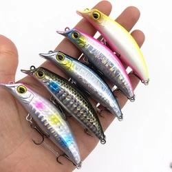 75mm 7g Sea Fishing Popper Lure Floating Minnow Wobblers Swimbait Popper Artificial Bait Pike Bass Pesca Fishing Crankbait