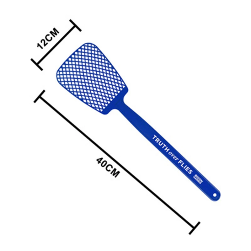 Fly Swatter Mosquito Repellent Tool Fly Swatter Pest Control Manual Plastic Durable Long Handle Solid for Home Restaurant Tool