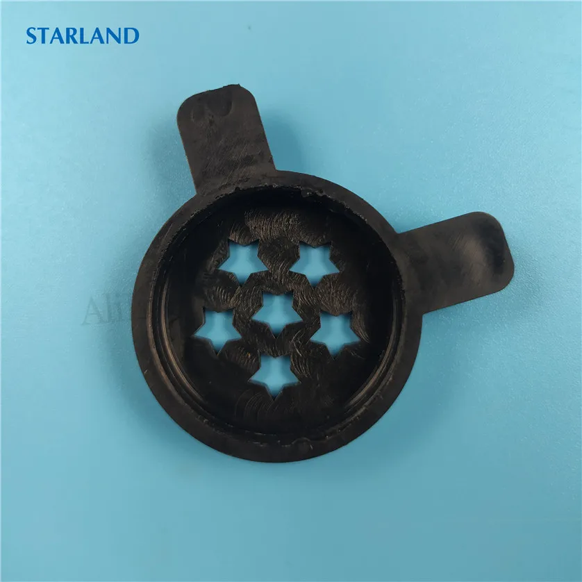 3 черных колпачка для моделирования, запасная часть крышки в форме маленьких звезд для замены машины для мягкого мороженого, внутренний диаметр 28 м