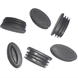 4pcs Oval Plastic plug pipe Blanking End Cap Non-slip Table Foot Dust Cover chair leg Socks Floor Protector Pad furniture parts