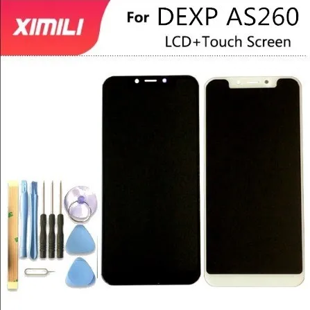 

100% Tested New For DEXP AS260 LCD Display+Touch Screen Digitizer Assembly 100% Original LCD+Touch Digitizer for as260+Tools +3M