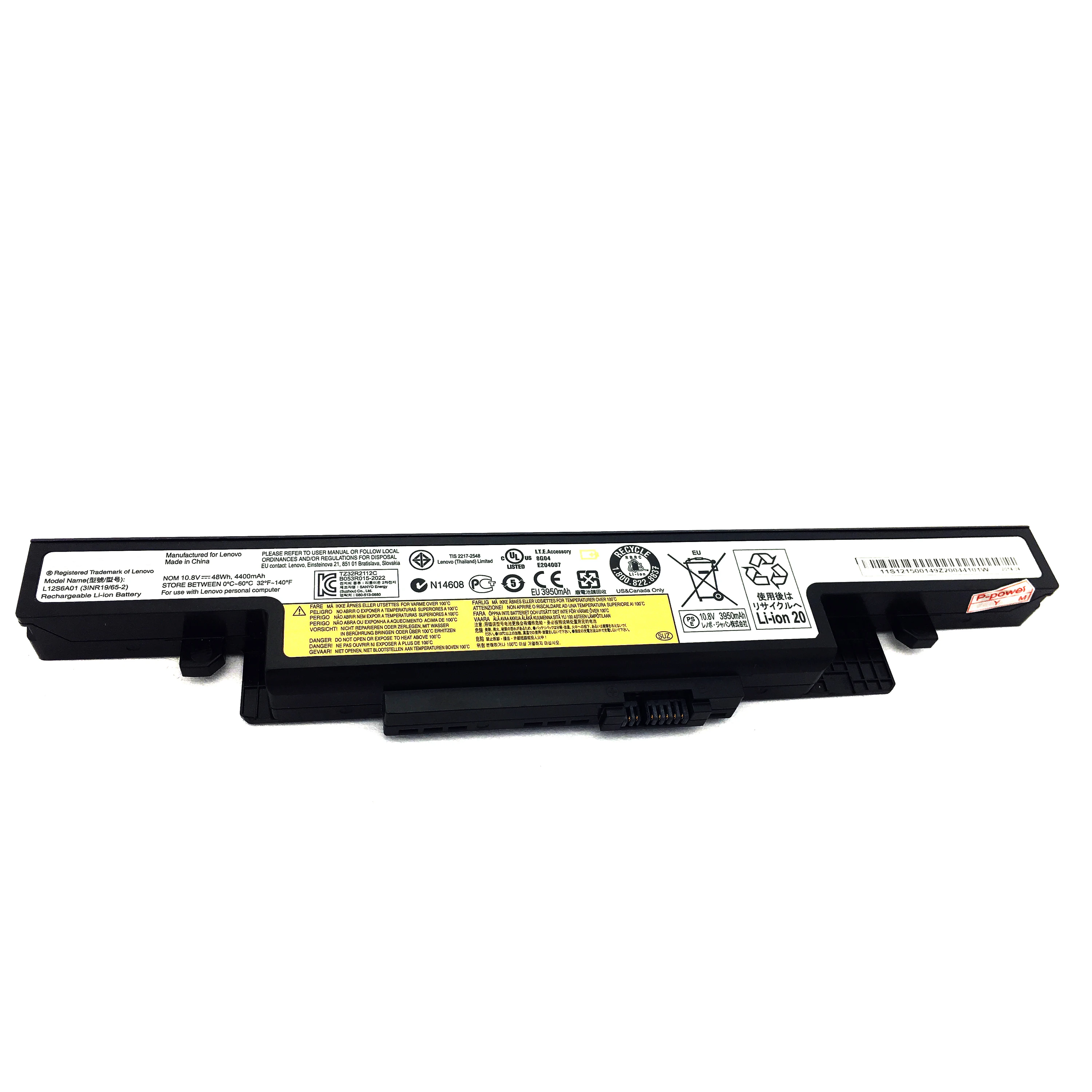Genuine Original L11L6R02 L11S6R01 L12L6E01 L12S6A01 L12S6E01 Laptop Battery For Lenovo IdeaPad Y490 Y490P Y400 Y410P Y400N Y500