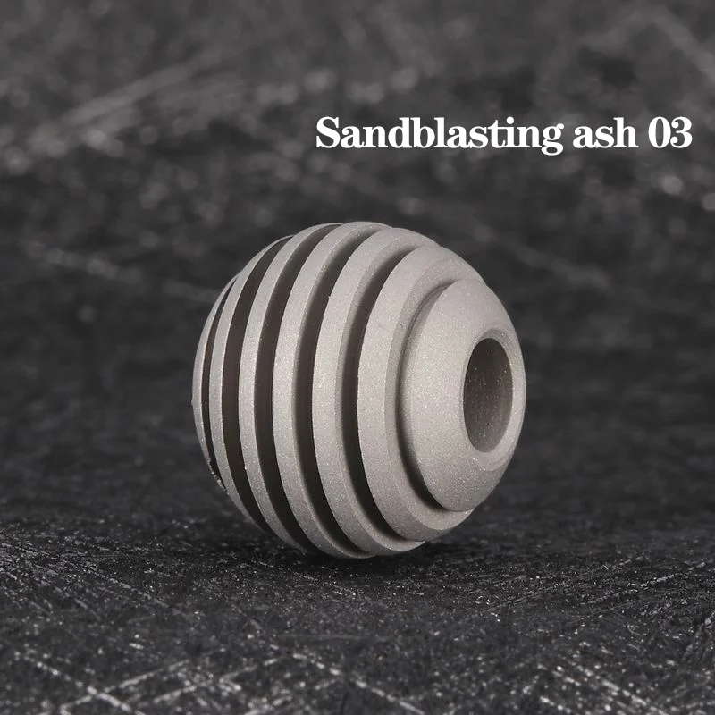 

1PC Sandblasting Ash Planet SeriesTitanium Alloy EDC Paracord Beads Lanyard Pendants Knife Beads Rope Cord Beads Pendants