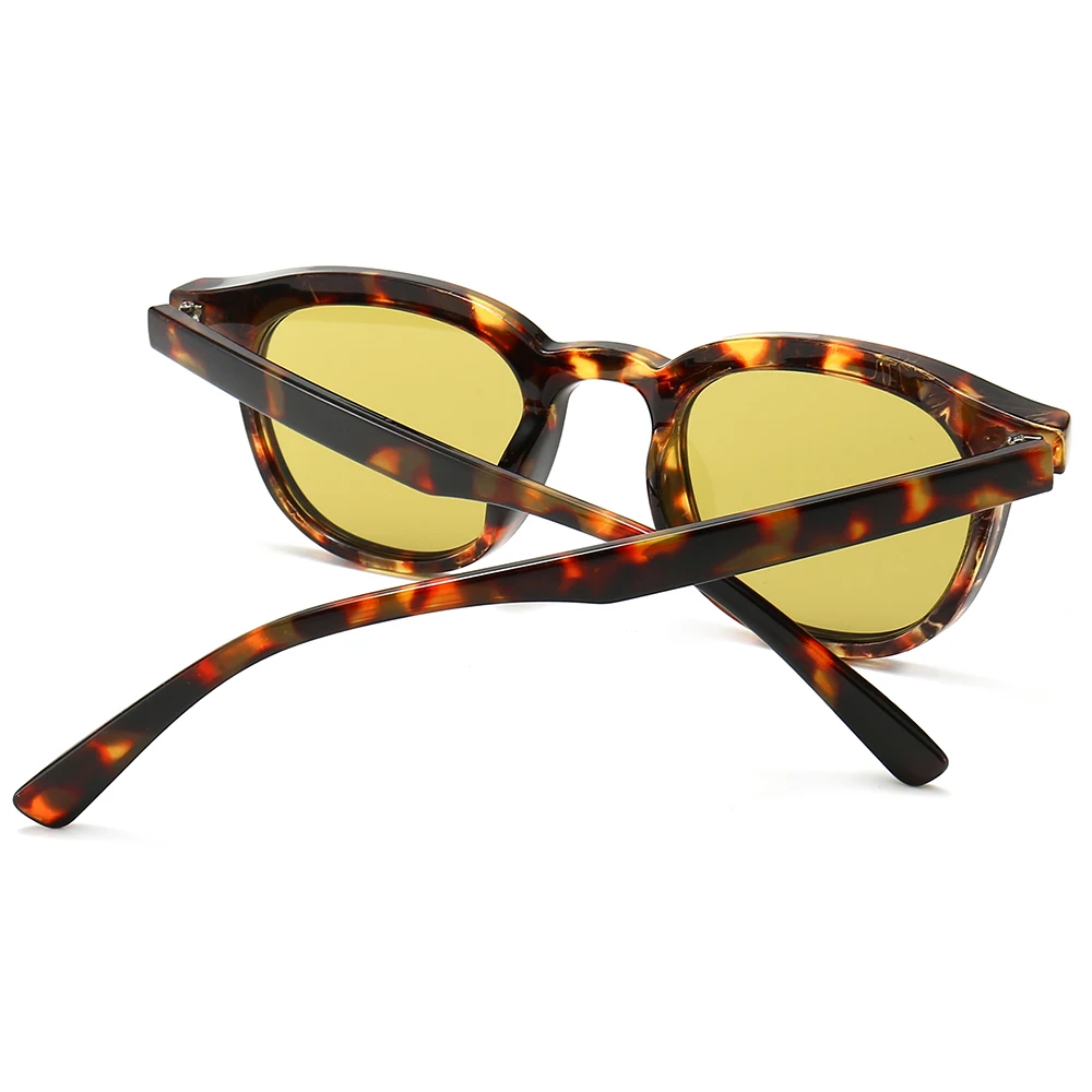 Peekaboo black small sunglasses women retro leopard male sun glasses uv400 2021 summer accessories female dropshipping