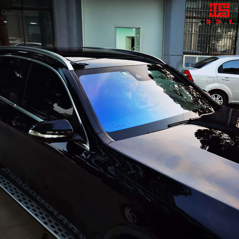 

HOHOFILM 100cmx400cm 80%VLT Chameleon Window Tint Film Car/house Window Film Auto Glass Sticker 99% UV Proof Solar Tint