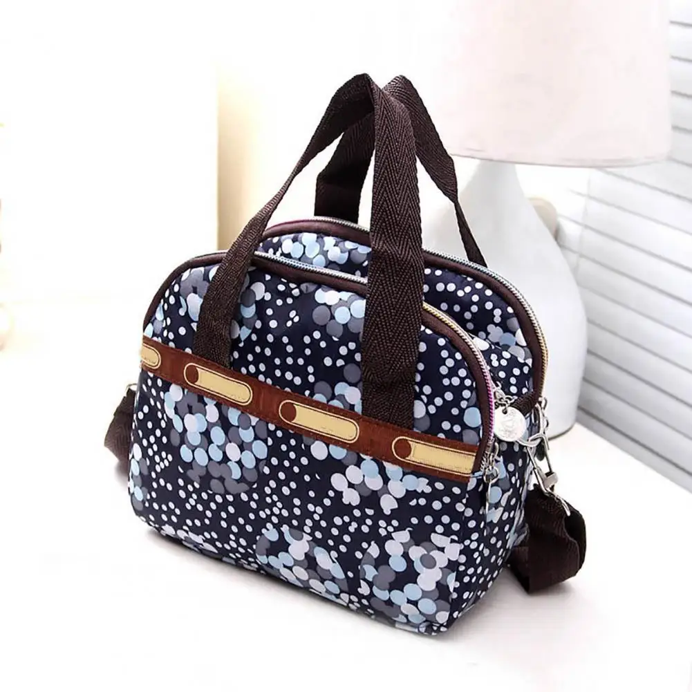 Fashionable Floral Print Shoulder Bag Satchel for Daily Activities  Colorful