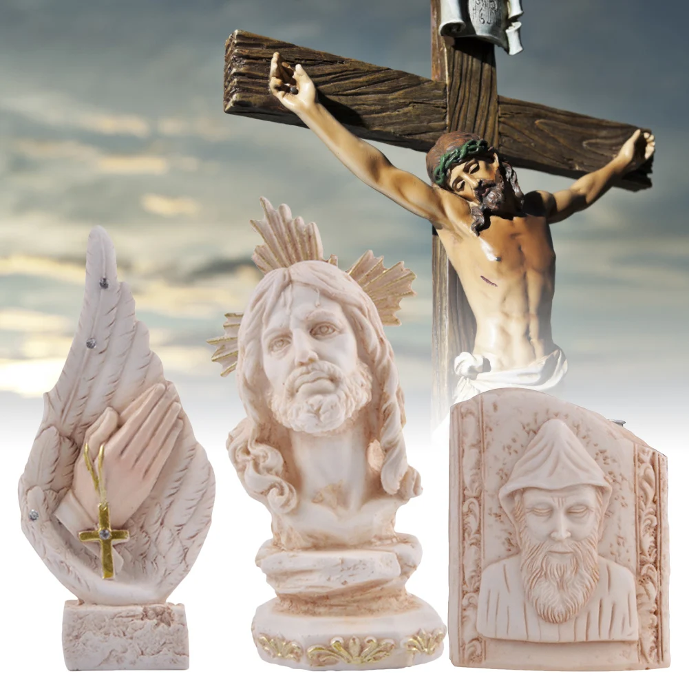 Christian Home Furnishings Cross Biblical Christians Gift Gifts Icons Statue Jesus Decoration Christ the Redeemer sculpture stat