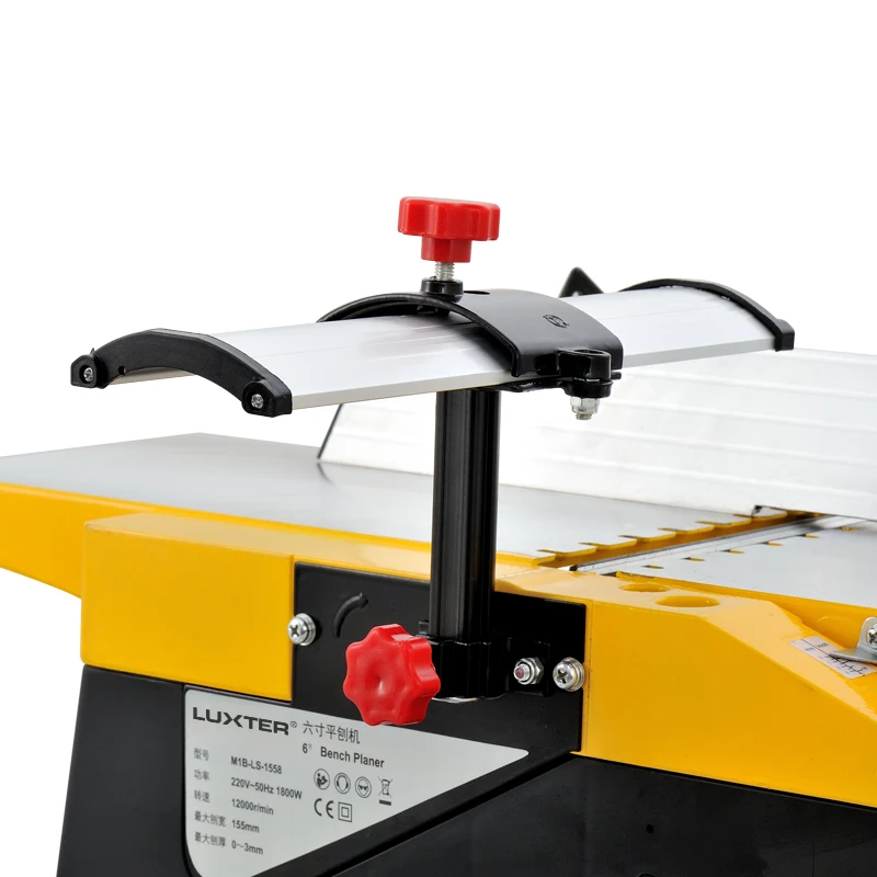 Imagem -05 - Luxter Electric Wood Thicknesser Planer Multifuncional para Carpintaria Madeira Jointer 1800w