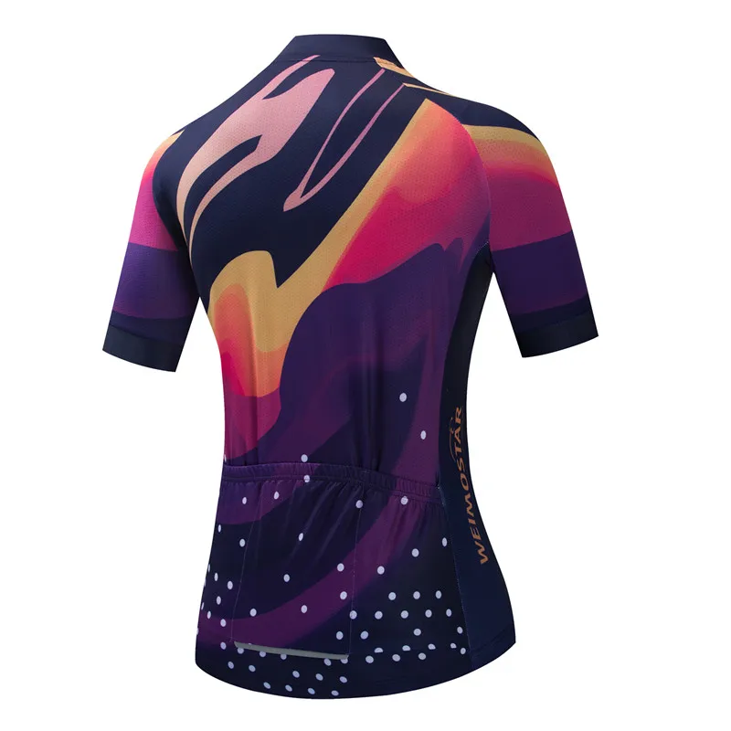 Breathable Women's Cycling Jersey 2024 Pro Team Anti-UV Mountain Bike Clothing Road Racing Sport Bicycle Shirts Cycle Wear Ropa