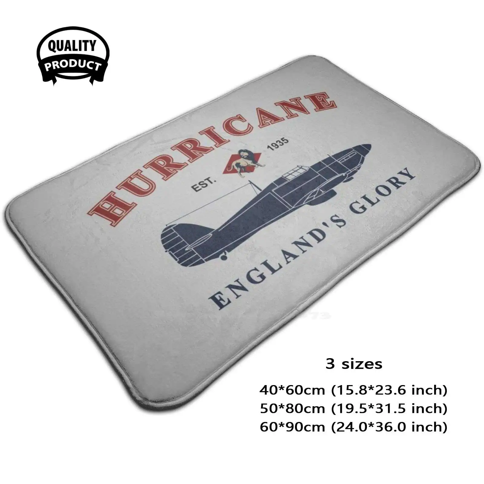 Raf Hurricane Soft Cushion Home Carpet Door Mat Car Rug Battle Of Britain The Few Hawker Hurricane Fighter Pilot Fighter Jet