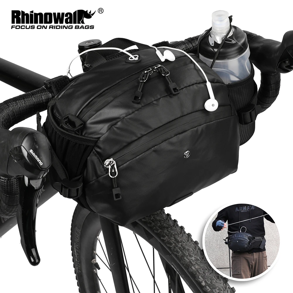 Rhinowalk  bike bag handlebar bag Bicycle Bags Waterproof Multifunction Portable Shoulder Bag Cycling Bag Bike Accessorie 2023