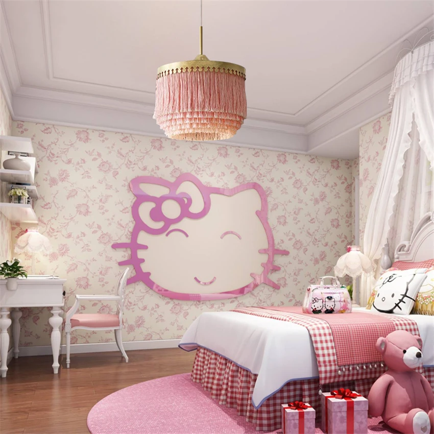 Fringe Pendant lamp Post-modern Pink Cotton Line Lights Princess Room Decorative Art creative lamp Restaurant girl pendant light image 5