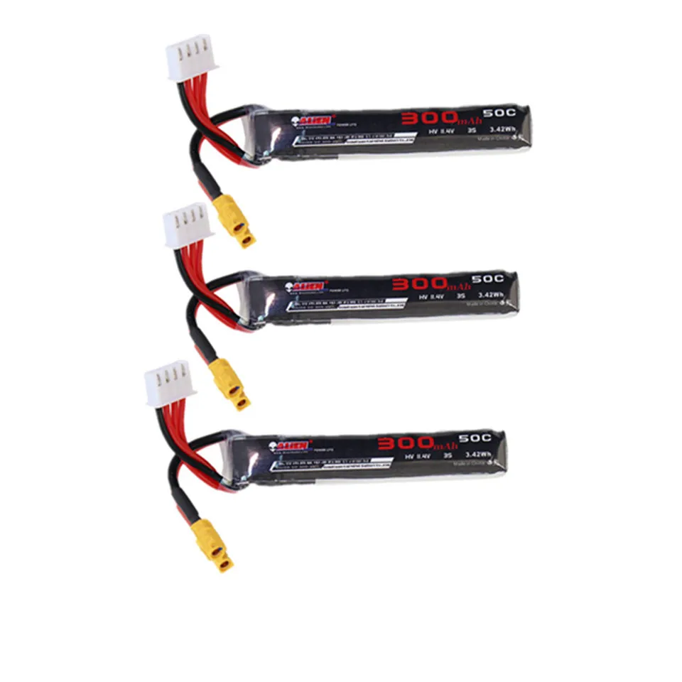 

3S Lipo батарея 11,4 v 300mah HV 50C XT30 разъем для HappyModel Mobula7 Mobula 7 HD Sailfly-X URUAV UR85 UR85HD FPV запчасть для дрона