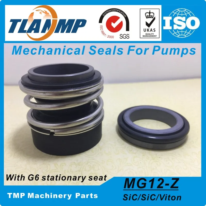 MG12/18-G6 , MG12/18-G60 , MG12/18-Z , MG12-18 TLANMP Shaft size 18mm Mechanical Seals with G6/G60 Stationary Seats