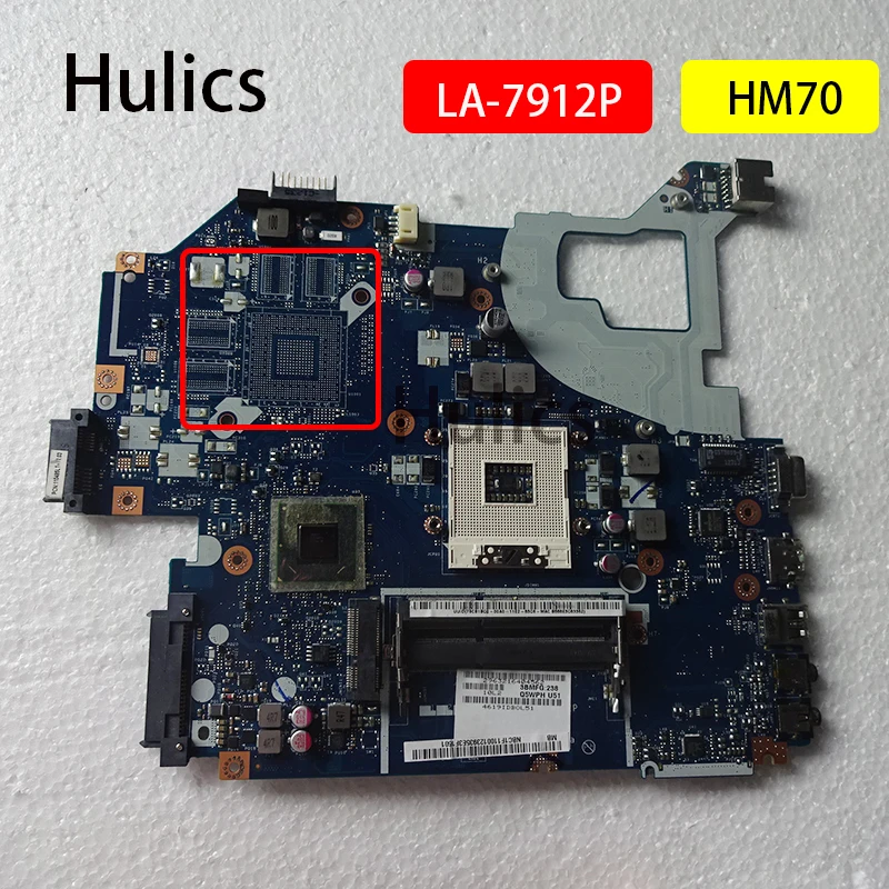 

Материнская плата для ноутбука Hulics б/у для ACER Aspire E1-571G V3-571 NV56R V3-571G NBC1F11001 DDR3