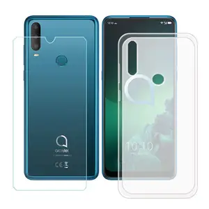 جراب TPU ناعم فاخر ل Alcatel 1se 2020 جراب هاتف محمول من الزجاج المقسى ل SFR Alcatel 1se 2020 أفضل 10 حافظات للهواتف المحمولة altice مبيعا - No10