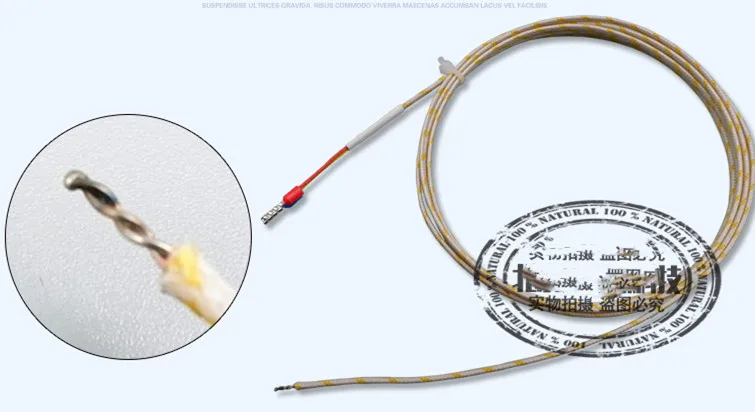 bare miniature high temperature K type Thermocouple THERMO-COUPLE WIRE K type Temperature measuring head 500C 700C Sensor Cable