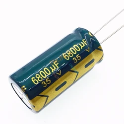 1 pçs/lote 35v 6800UF Capacitor Eletrolítico de Alumínio Tamanho 18*35 6800UF35V 20%