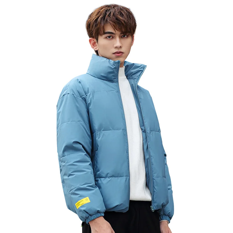 New men's 2021 short style fashion casual 90 white down plus down plus thick down jacket brand high quality winter snow skiing