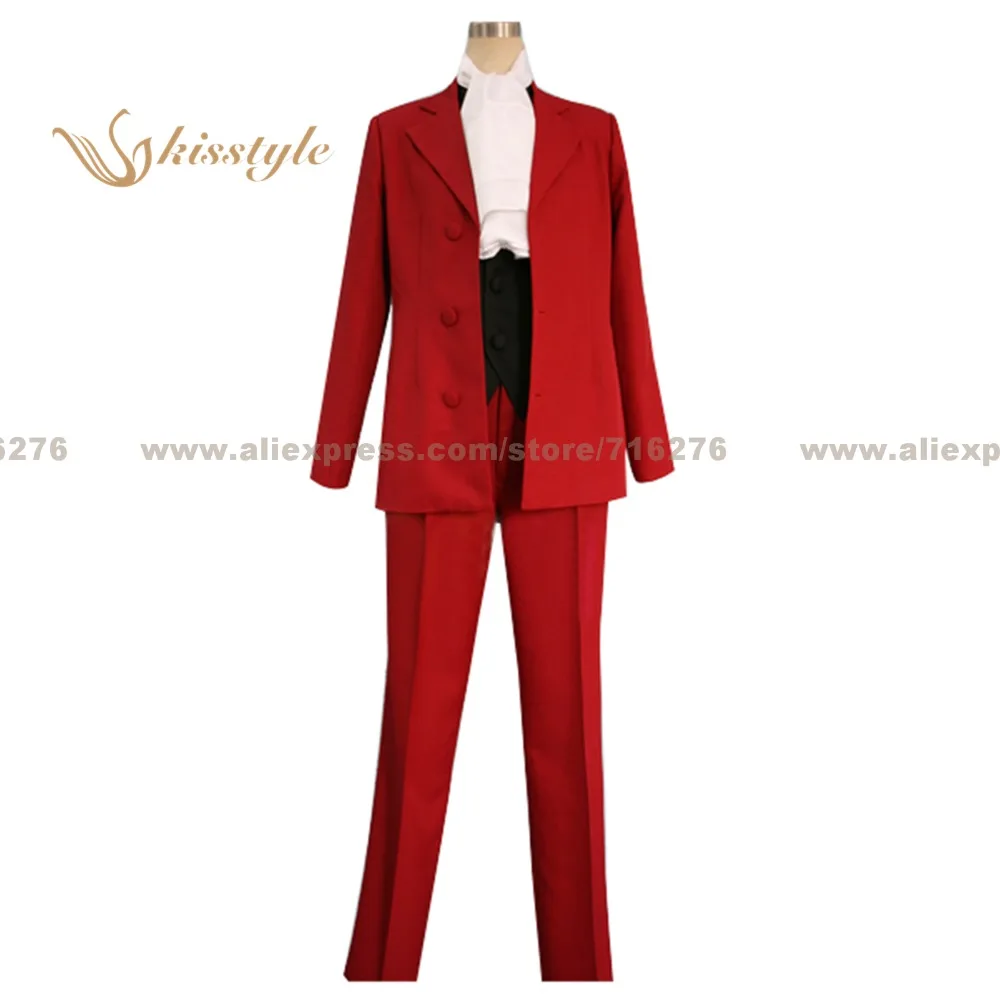 

Kisstyle Fashion Ace Attorney Miles Edgeworth Uniform COS Clothing Cosplay Costume,Customized Accepted