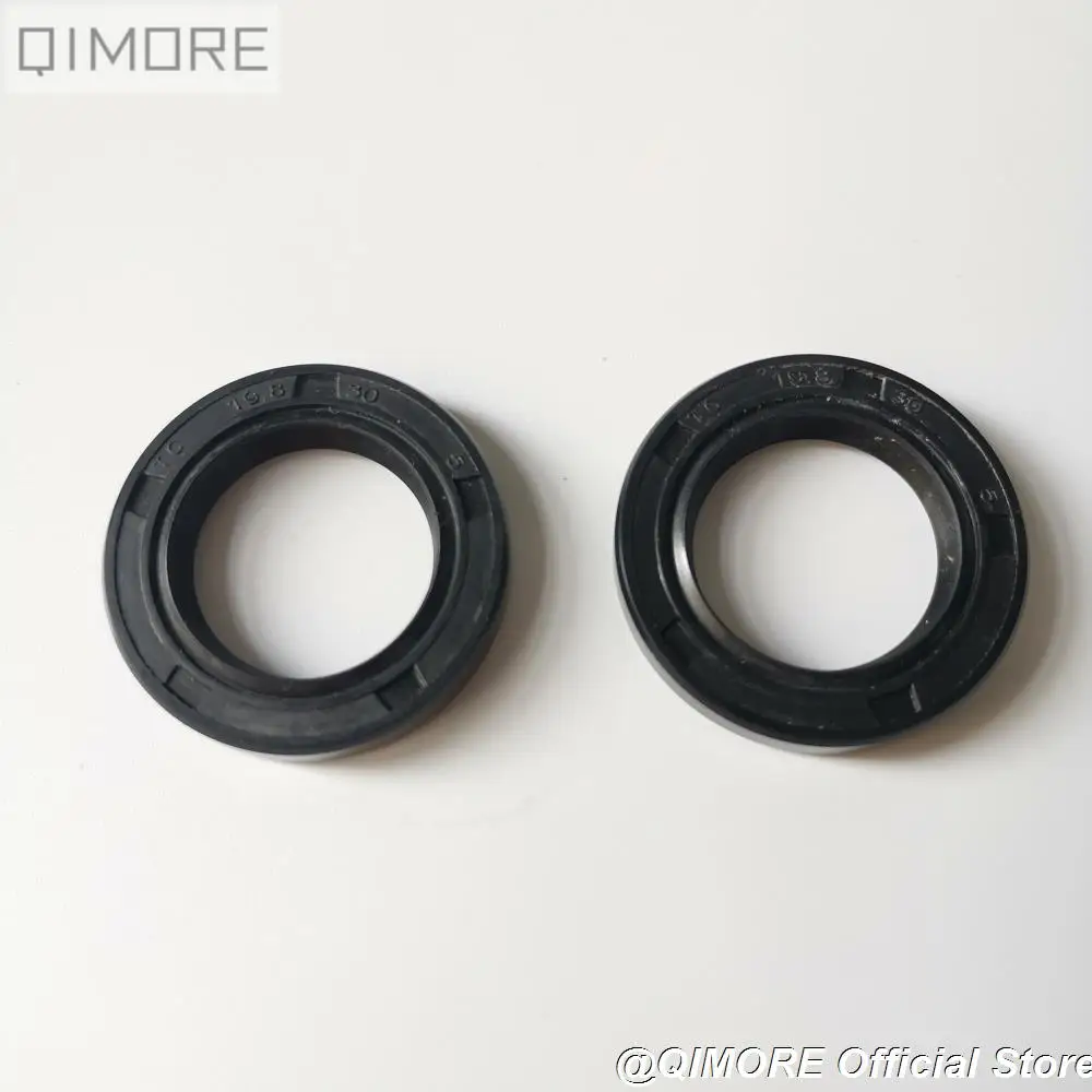 Crank Oil Seals TC 19.8-30-5 (1 pair) for 4 stroke Scooter Moped ATV QUAD GY6 125 152QMI 1P52QMI / GY6 150 157QMJ 1P57QMJ