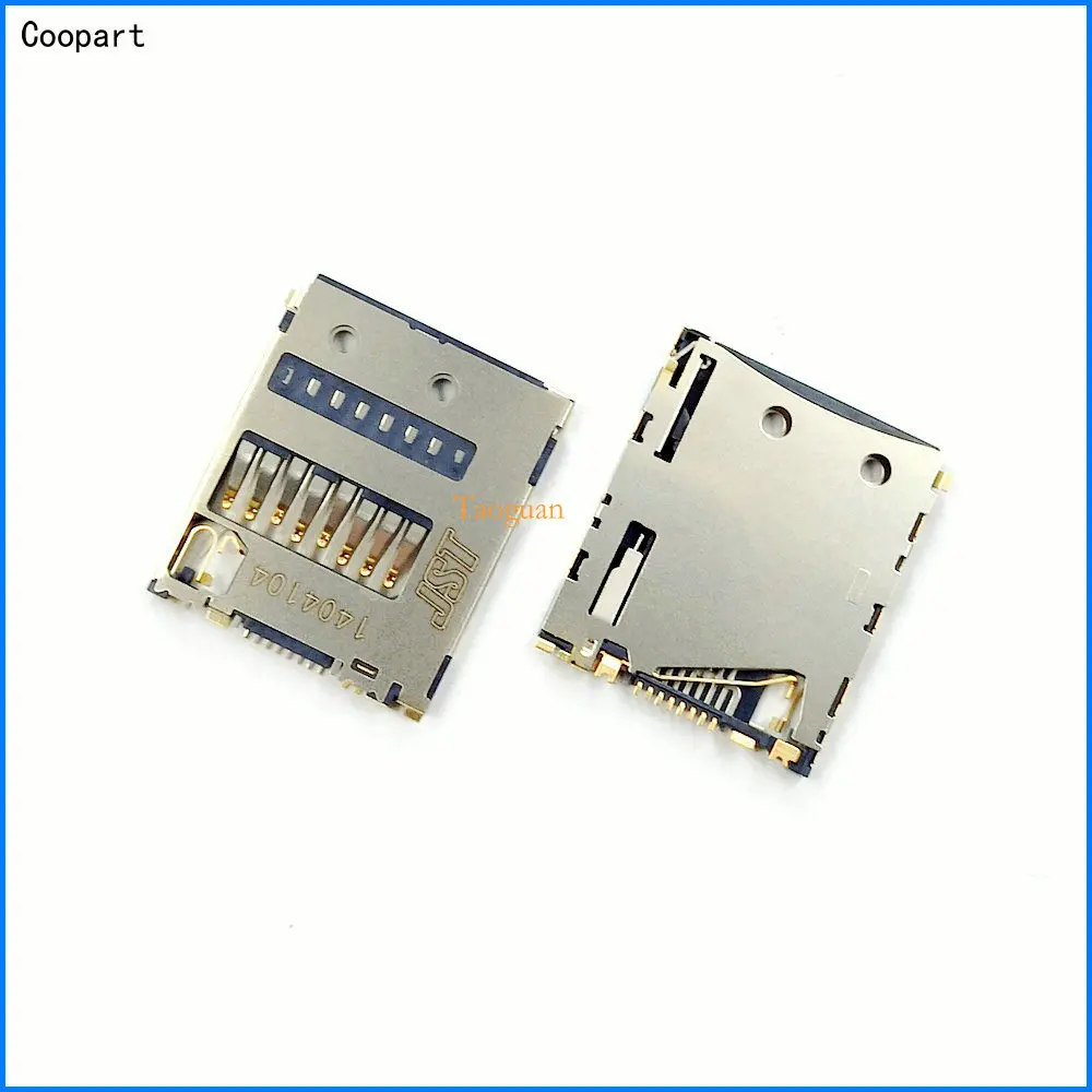 Coopart cartão SD soquete leitor bandeja titular slot substituição para Sony T2 M2 C3 T2 T3 M4 XL39H SOL25 SOL26
