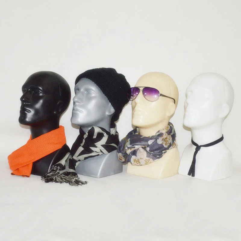 

New Style Platic Head Mannequin Men Head Manikin For Display