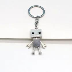 New Mobile Space Robot Car Key Chain Pendant Men's Backpack Pendant Pendant Key Chain Ring Accessories