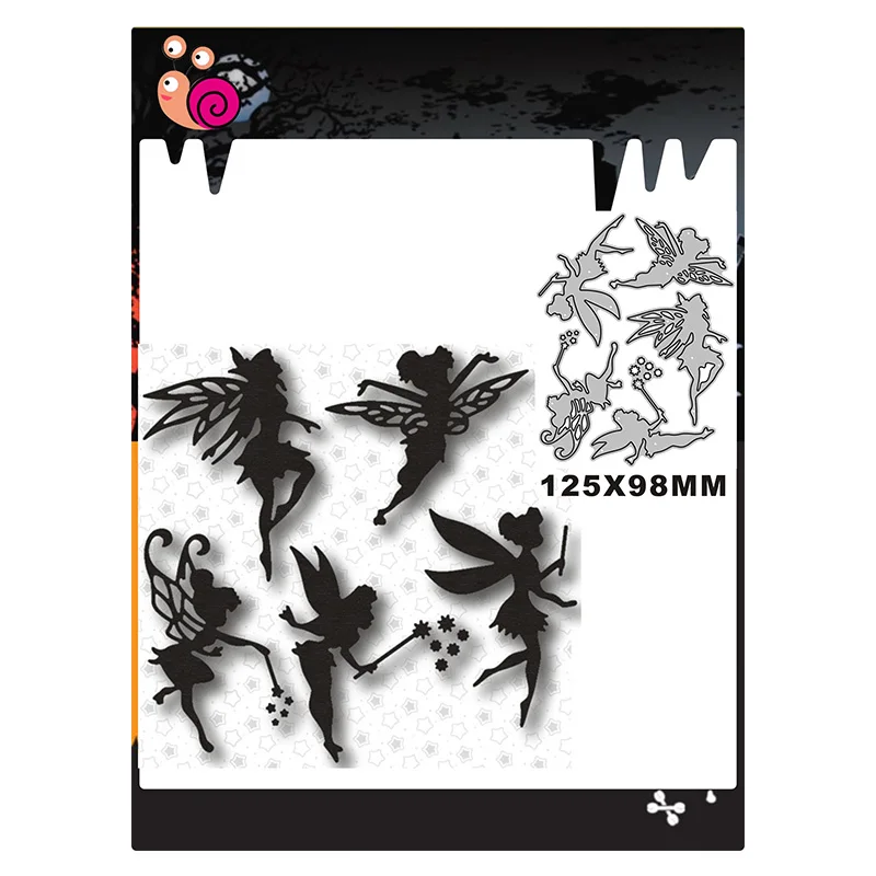 

Новинка летающая фея с крыльями ремесло тиснение пресс-форма 2022 металлические пресс-формы для «сделай сам» декоративный Скрапбукинг альбом изготовление открыток