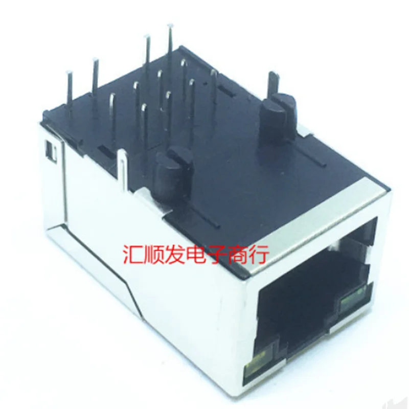10 peças!!! Soquete rj45 de interface de rede com pressão de lâmpada, 100mb, soquete rj45