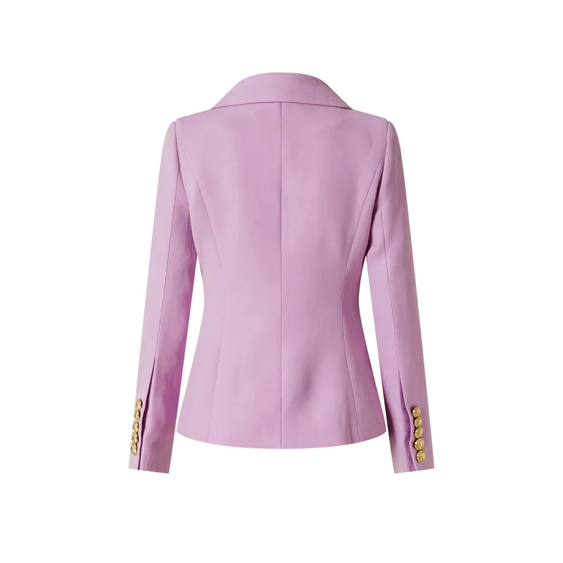 HarleyFashion Women Summer Blazer Unique Elegant Lilac Fitness Quality Jackets for Lady