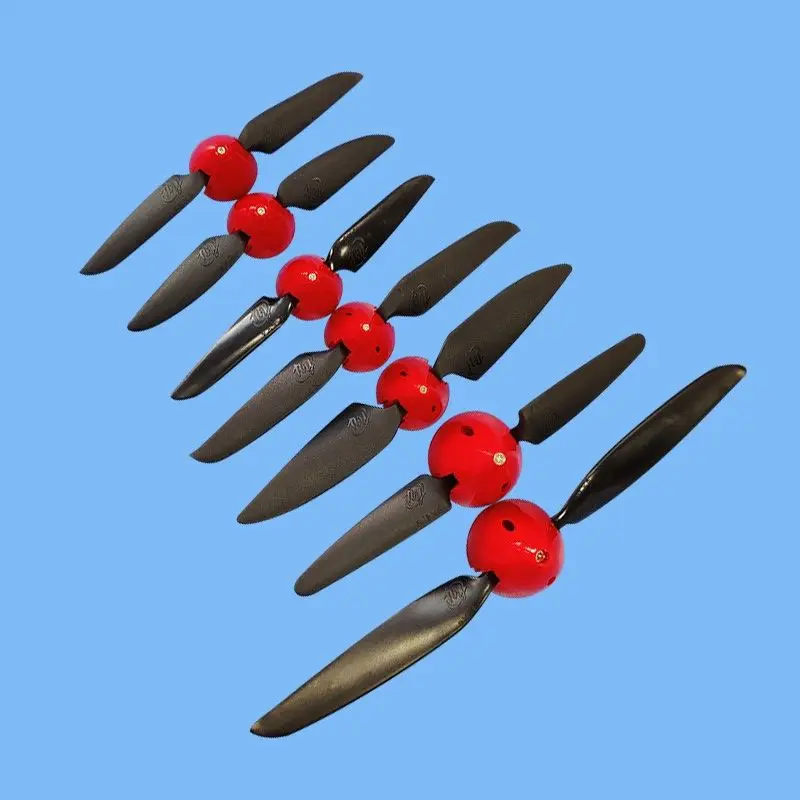 2 Sets HY Folding Propeller 6x4 7.5x4 8x4.5 8x6 11x6 With Spinner Cover Motor Shaft2.3/3.0/3.17/4.0mm  RC Plane Glider Drones