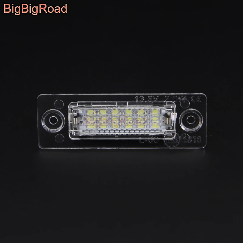 

BigBigRoad Car License Plate Lights Number Frame Light For Porsche 938 / 986 Boxster 964 993 996 911 G3 Turbo GT2 GT3