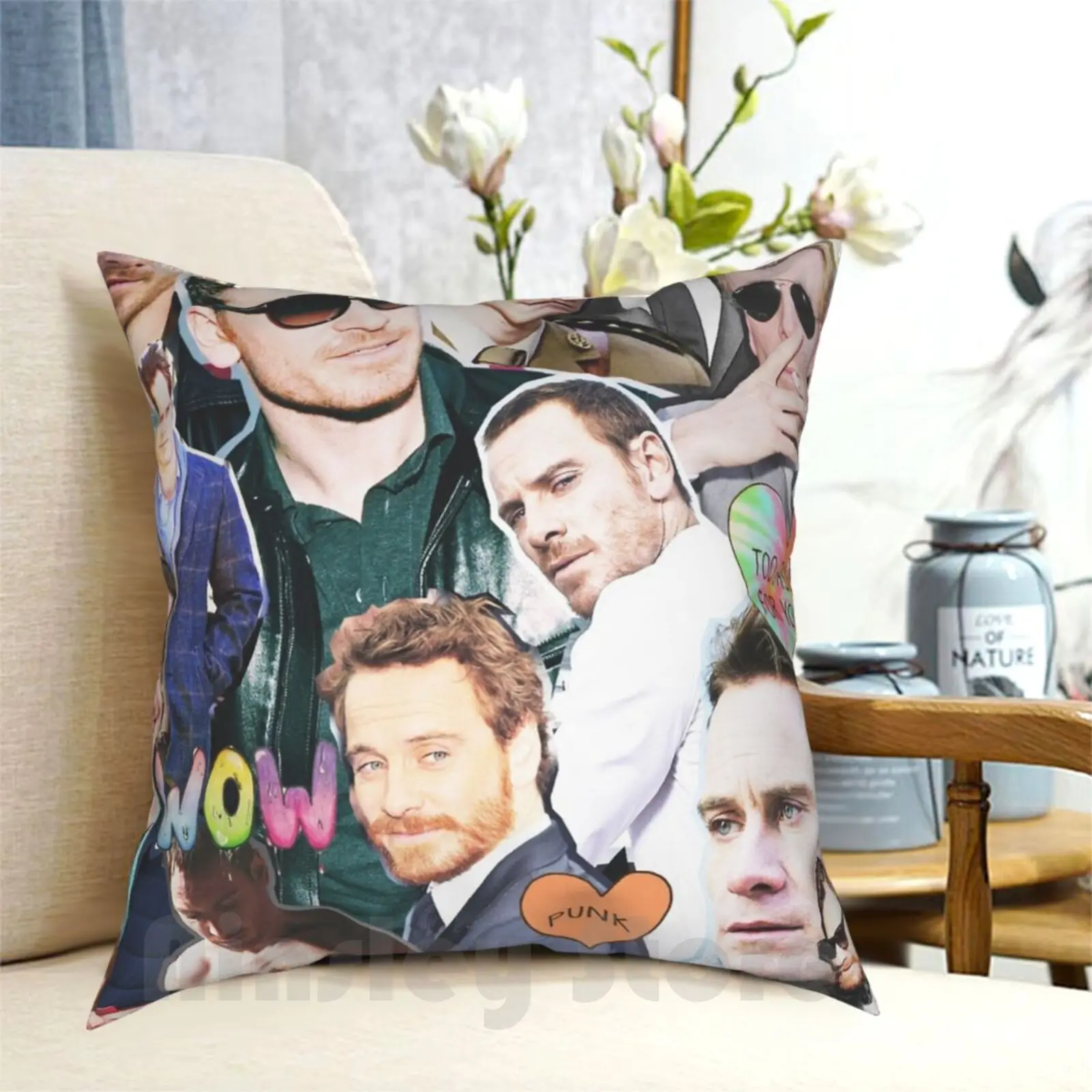 Too Fassy For You Pillow Case Printed Home Soft Throw Pillow Michael Fassbender Xmen No Shame 12 Years A Slave Xmen