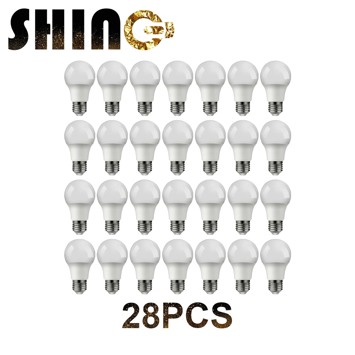 28pcs LED bulb  A60 8W 9w 10W 12W E27 B22 AC220V-240V 3000k 4000K 6000K  Energy Saving Lamp For Home Office Interior Decoration