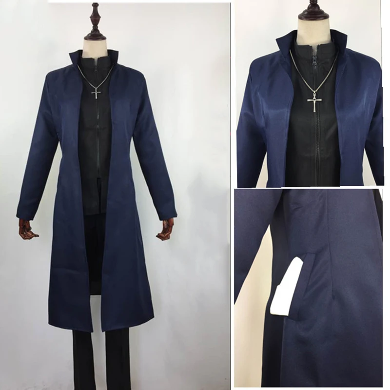 Anime Fate Stay Night Cosplay Costumes Kotomine Kirei Cosplay Costume Halloween Carnival Party Game FGO Cosplay Costume