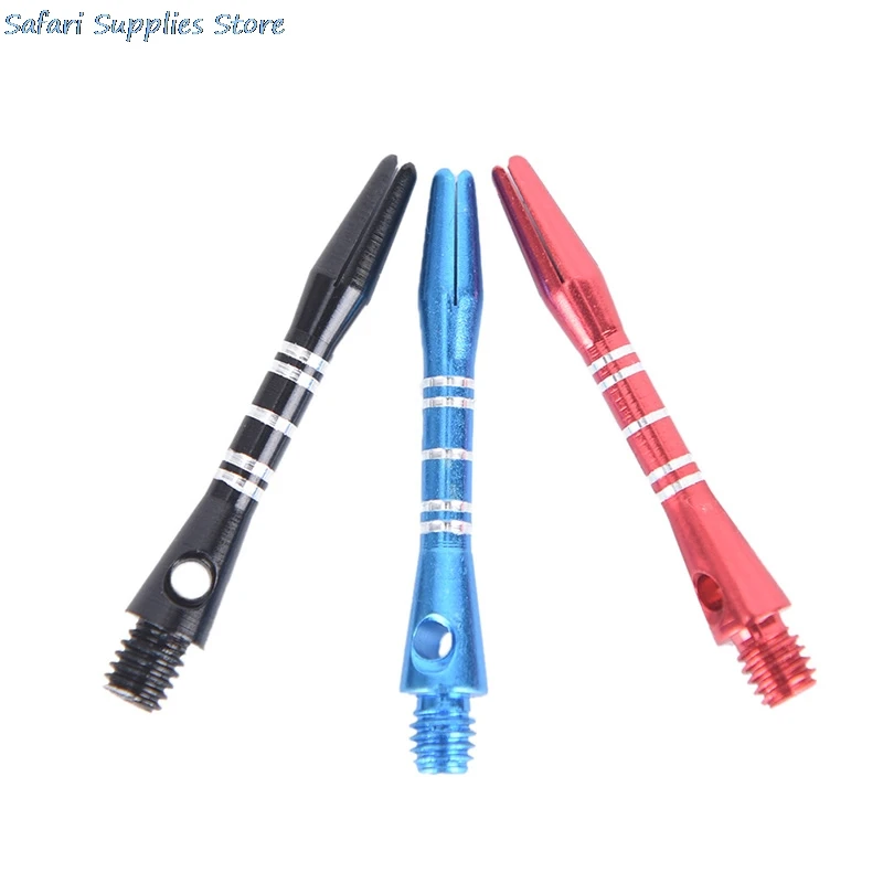 New 12 Pcs/Lot Aluminum Alloy Darts Shafts 35mm Aluminum Stem Shafts 3 Colors Black+Blue+Red