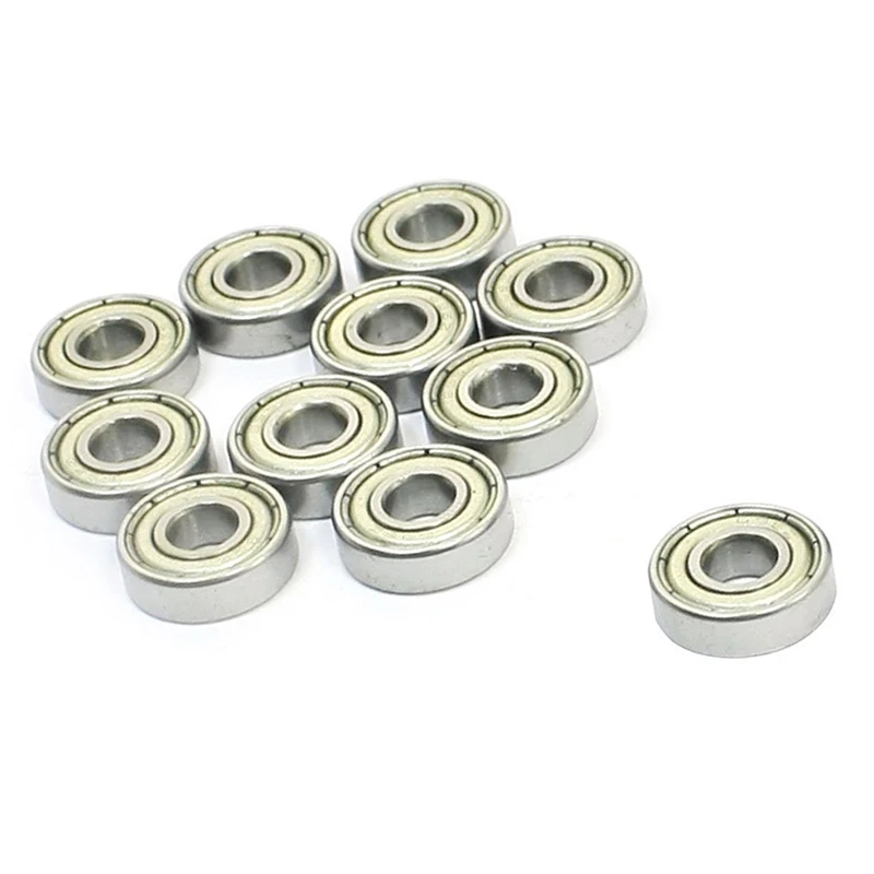 10Pcs 695Z 5mm x 13mm x 4mm Mini Deep Groove Ball Bearing Ball Bearing