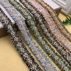 20mm 10yards/lot Tweed webbing ribbon with Frayed sides for gaments,hats,pins. sewing accessories  Ribbon for garments