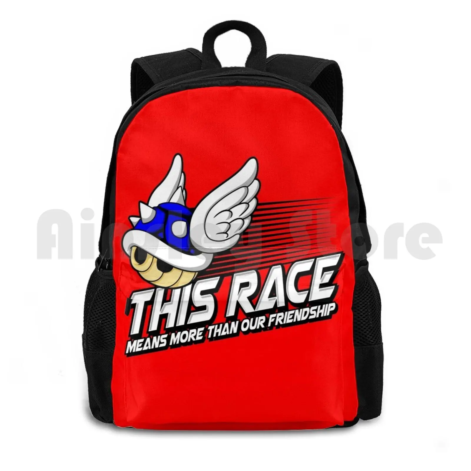 

Синяя оболочка, рюкзак для походов на открытом воздухе, альпинизма, спортивная сумка, супер карта, видеоигры, синяя оболочка Switch 64