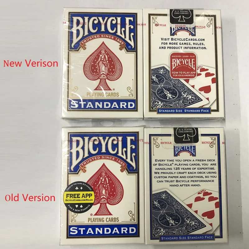 1pcs USA Native Bicycle Deck Red or Blue Magic Regular Playing Cards Rider Back Standard Decks Magic Trick 808 Sealed Decks