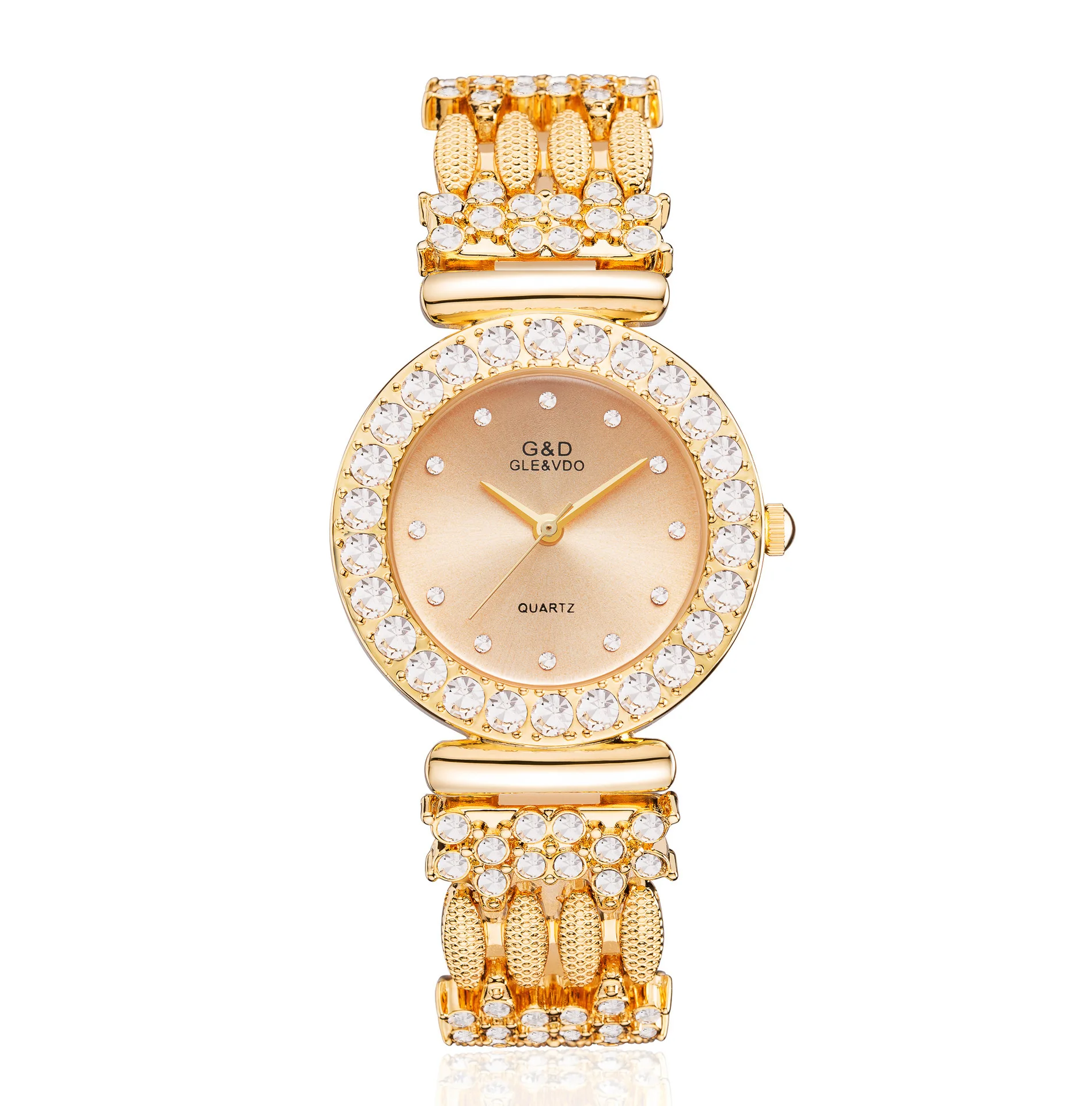 Women Quartz Watches Casual Dress Ladies Watches Small Dial Rhinestone Square Wrist Watch Gold Female Clock Reloj Mujer 2022