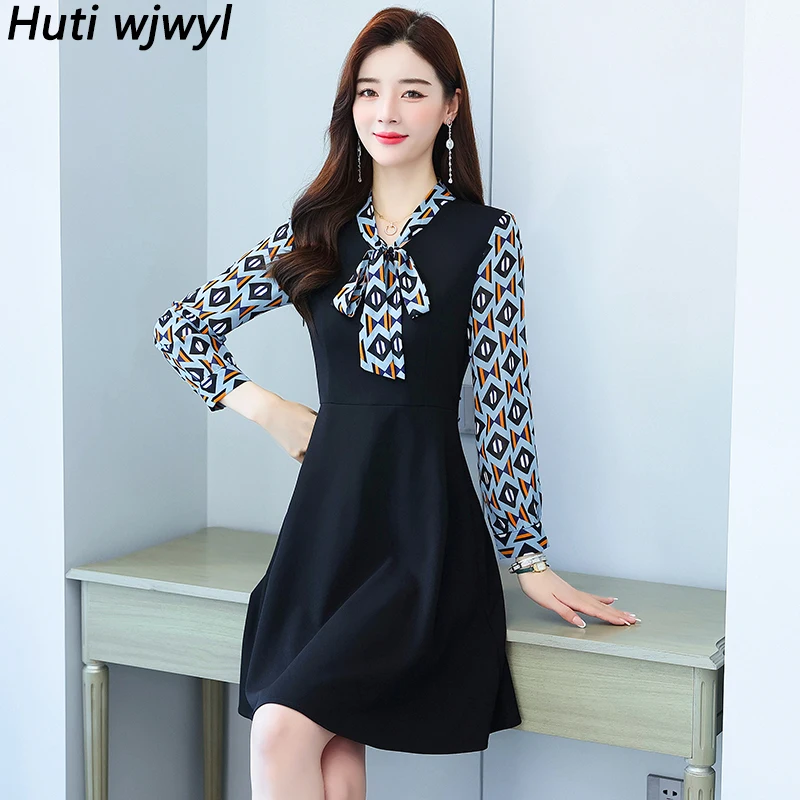 

Autumn Winter New Black Knitted Sexy Club Mini Dress 2024 Korean Vintage Bodycon Office Lady Dress Women Elegant Casual Vestidos