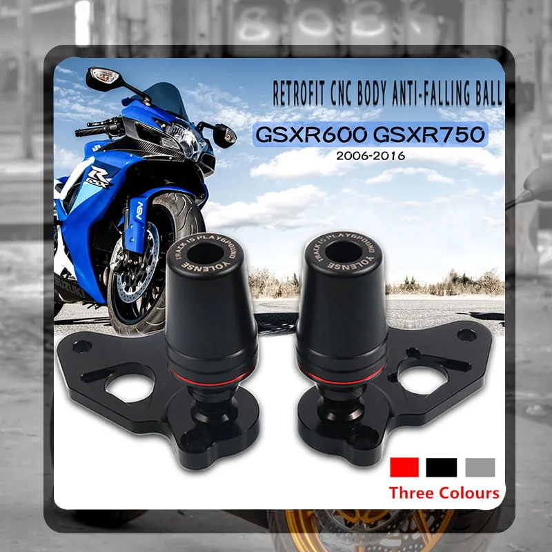 

For SUZUKI GSX-R600 GSX-R750 GSXR 750 GSXR750 GSXR600 2006-2016 Falling Protection Frame Slider Fairing Guard Crash Protector