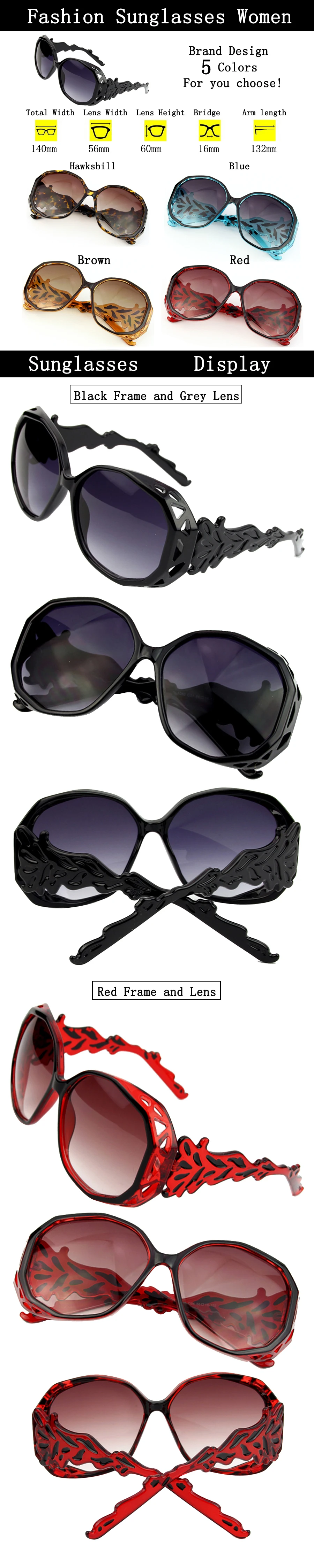 Übergroße Sonnenbrille Frauen Spinne Polygon Rahmen Luxus Unisex Marke Designer Sonnenbrille Reisen lässig charmante Brillen Männer – Detail 8