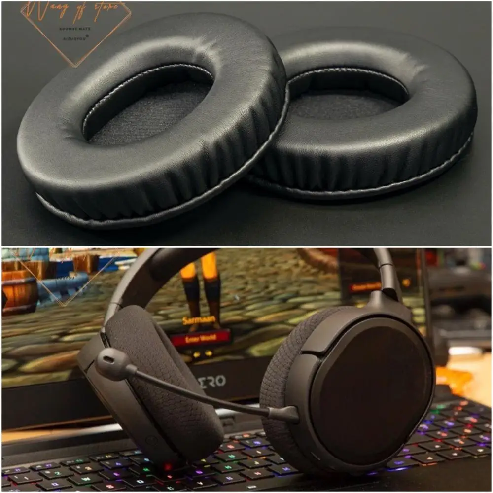 Soft Leather Ear Pads Foam Cushion EarMuff For SteelSeries Arctis 1 Wireless Gaming Headset Perfect Quality, Not Cheap Version