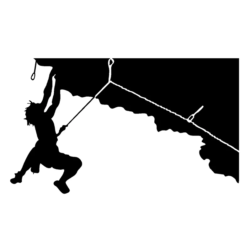 Rock Climbing Design Sports Series Vinyl Removable Wall Sticker Home Shop Decoration Wall Stickers Wall Decals 5 Sizes