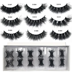 ROT SIRENE Nerz Wimpern Großhandel 5/10/50 Pairs Flauschigen Echt Nerz Haar Natürliche Wimpern Großhandel Kurze Wispy Nerz Wimpern Groß