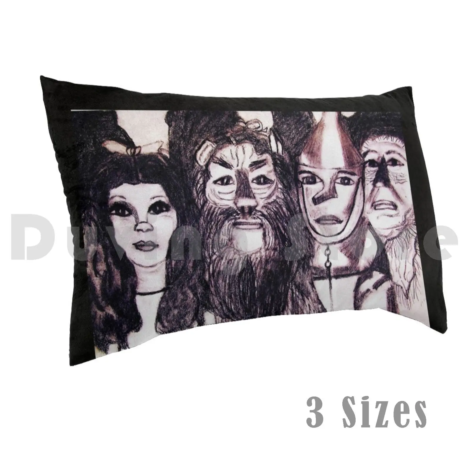 Dorothy And Friends From OzPillow case Land Of Oz Frank L Baum Dorothy Gale The Lion From Oz The