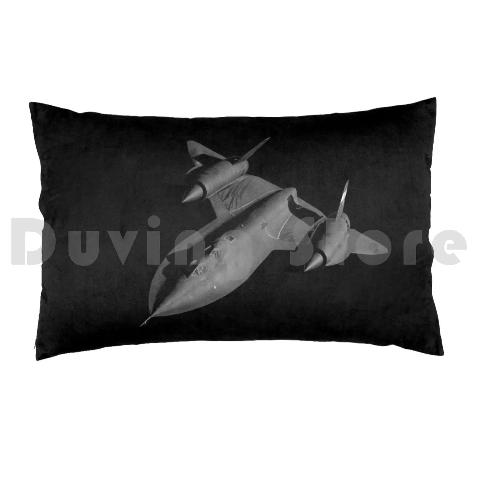 Sr-71 Blackbird Flying Pillow Case Printed 50x75 Aviation Sr 71 Blackbird Air Force Stealth Bomber